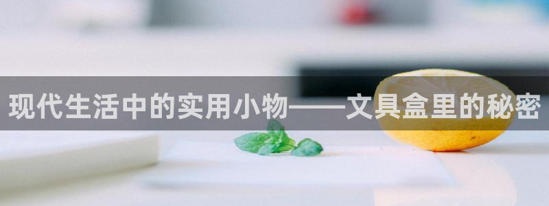 ag九游会官方：现代生活中的实用小物——