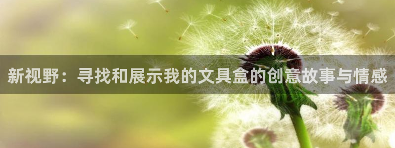 九游会登陆页面：新视野：寻找和展示我的文