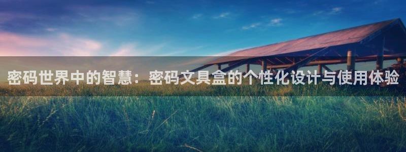 九游会网站：密码世界中的智慧：密码文具盒