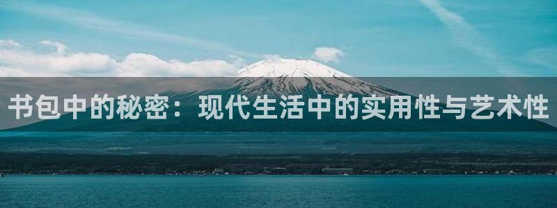 ag九游会俱乐部：书包中的秘密：现代生活