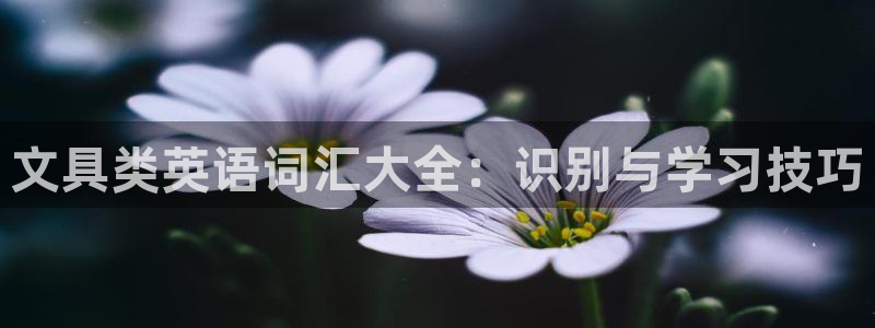 AG九游会登陆网址：文具类英语词汇大全：