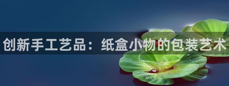 ag九游会j9登录入口：创新手工艺品：纸