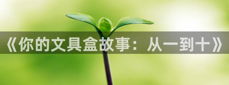 九游会官方正版下载：《你的文具盒故事：从