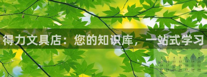 AG九游会j：得力文具店：您的知识库，一